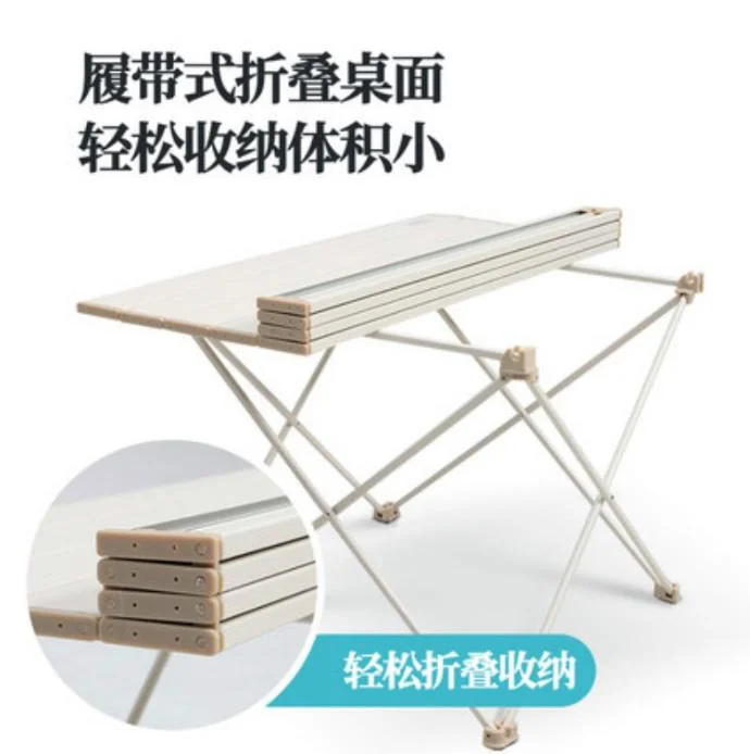 Small Size Outdoor Portable Folding Table, Aluminum Alloy Table, Picnic, Barbecue, Camping Table