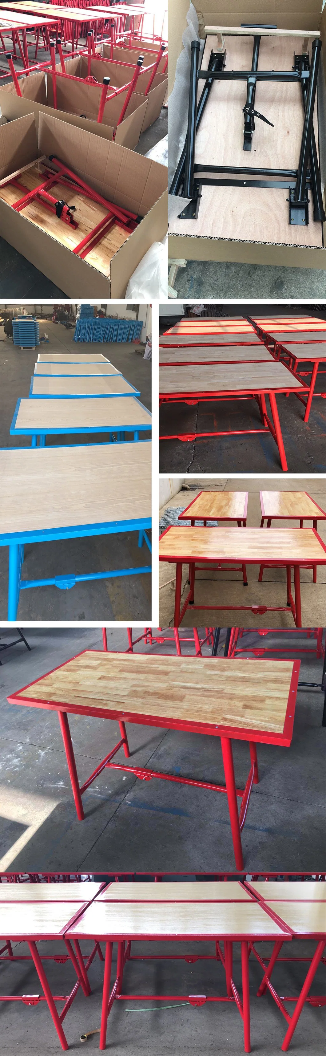 Factory OEM Portable Work Table with Legs Folding