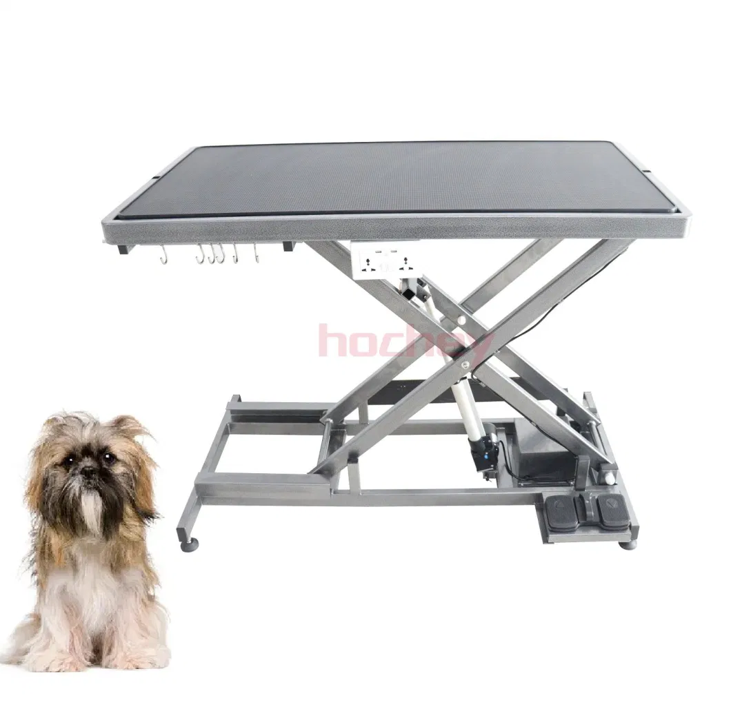 Mt Medical Trimming Foldable Electric Grooming Table for Large Dogs with Socket