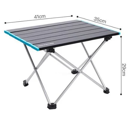 Outdoor Aluminum Folding Table Camping Portable Picnic Barbecue Table Simple Small Table Camping Aluminum Table Stable Support