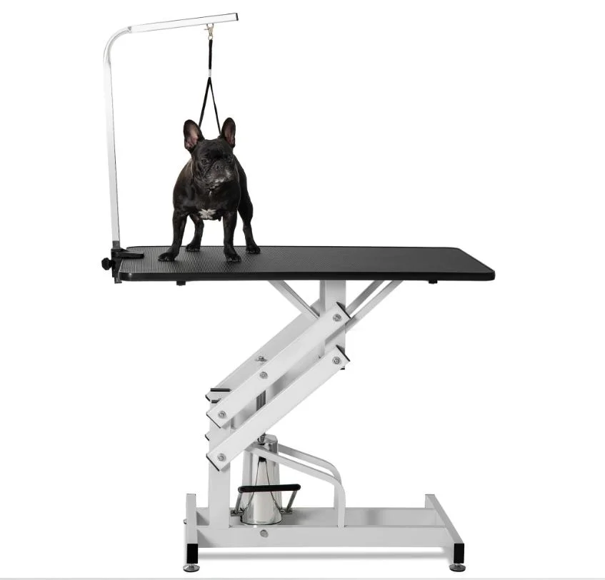 Electric Height Adjustable Hydraulic Folding Large Dog Grooming Table Pet Grooming Table