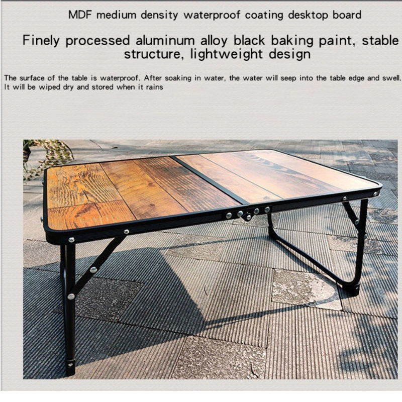 Outdoor Foldable Picnic Small Table Dormitory Lazy Laptop Table Portable Camping Grill Table