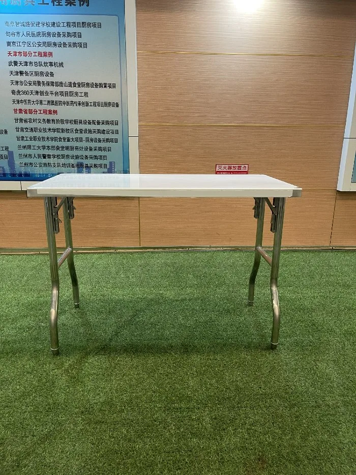 Customized Stainless Steel Small Folding Table for Indoor Outdoor Work