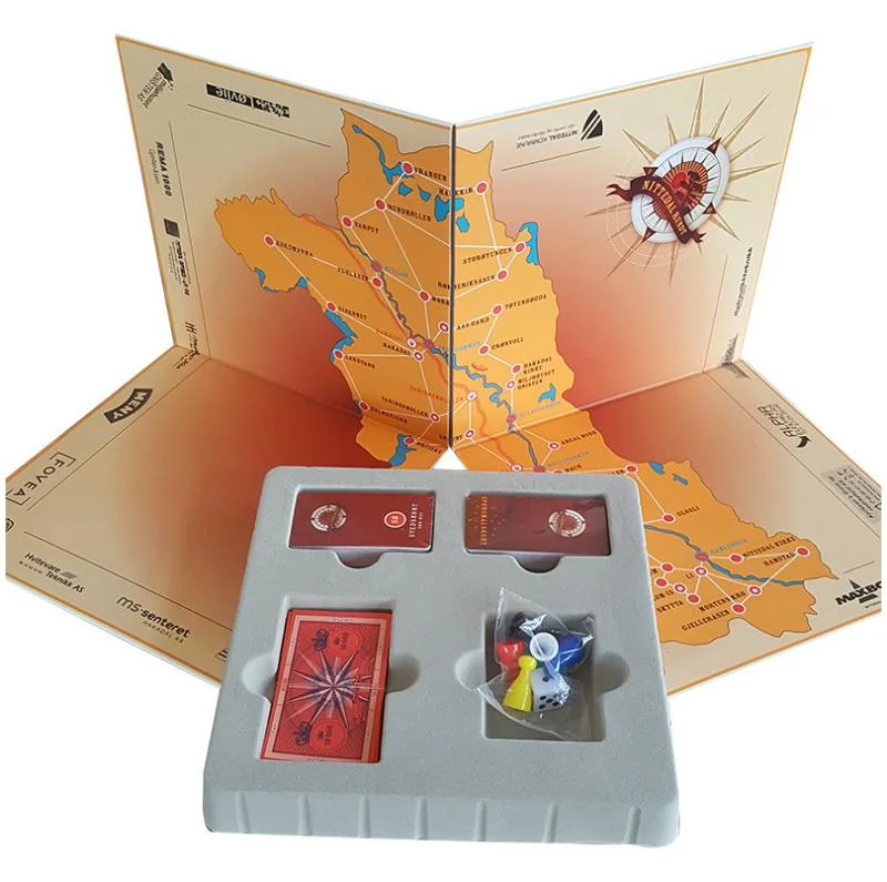 Custom High Quality Foldable Game Board for Adult Family Party Entertainment Boardgame with Box