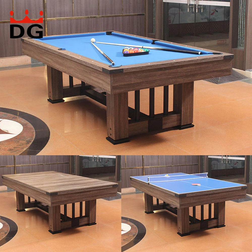 Home 96&prime; Foldable Pool Table 3-in-1 Multifunctional Combination Game Table (Pool Table, Table Tennis, Dining/Conference Table)