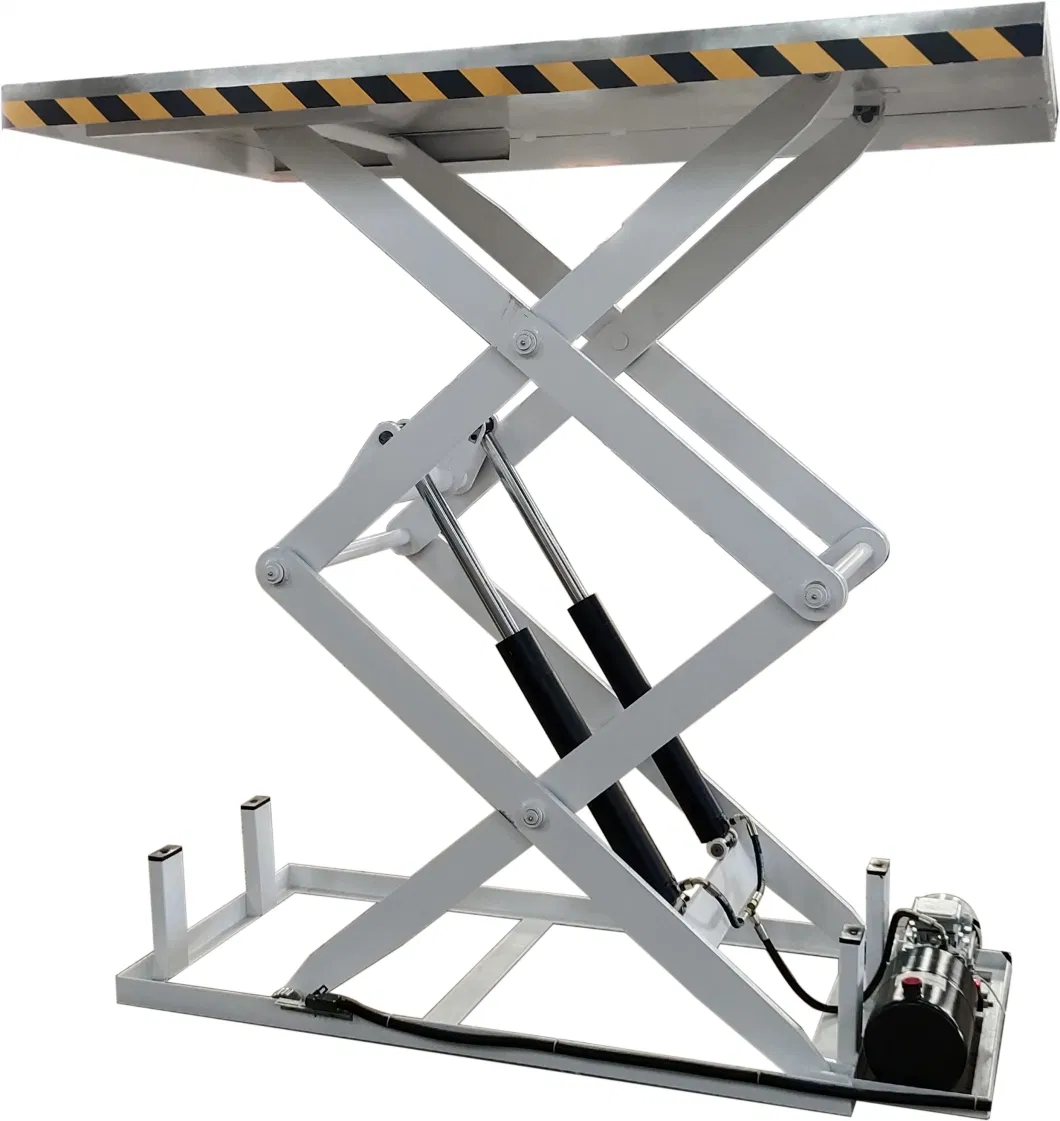 1000kg 4-18m Trail-Type Small Folding Scissor Lift Mobile Hydraulic Electric Semi-Automatic Scissor Lift Tables