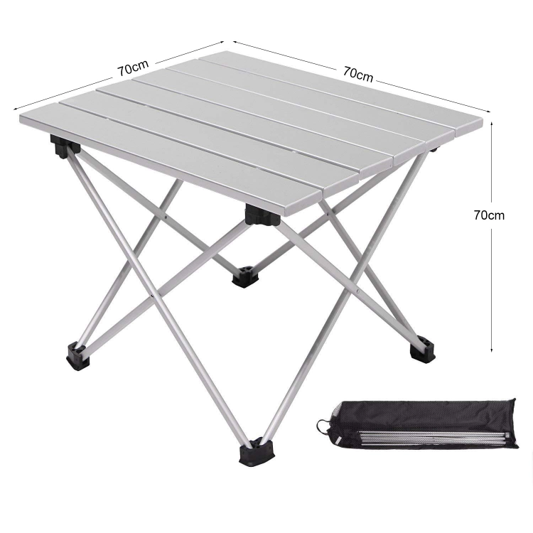 Small Portable Hard Top Aluminum Folding Outdoor Table