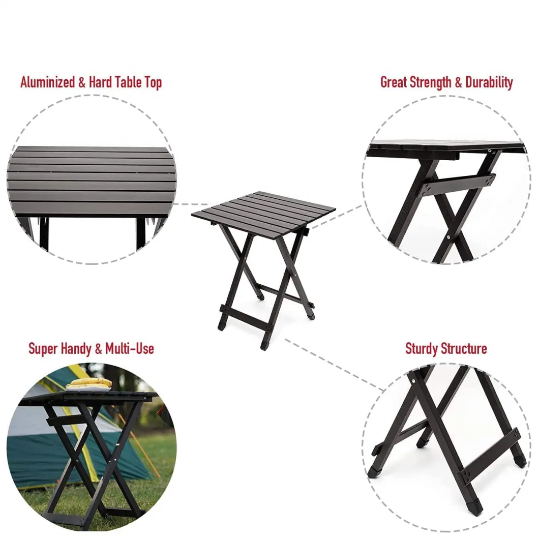 Woqi Indoor and Outdoor Small Folding Camping Table