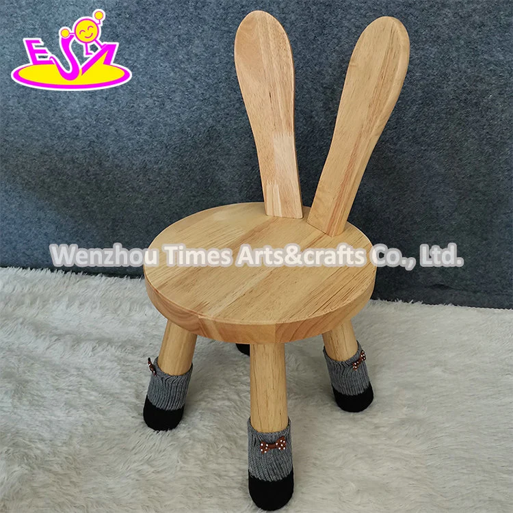 2021 New Cute Cartoon Costomized Morden Design Wooden Chair for Kids W08g313