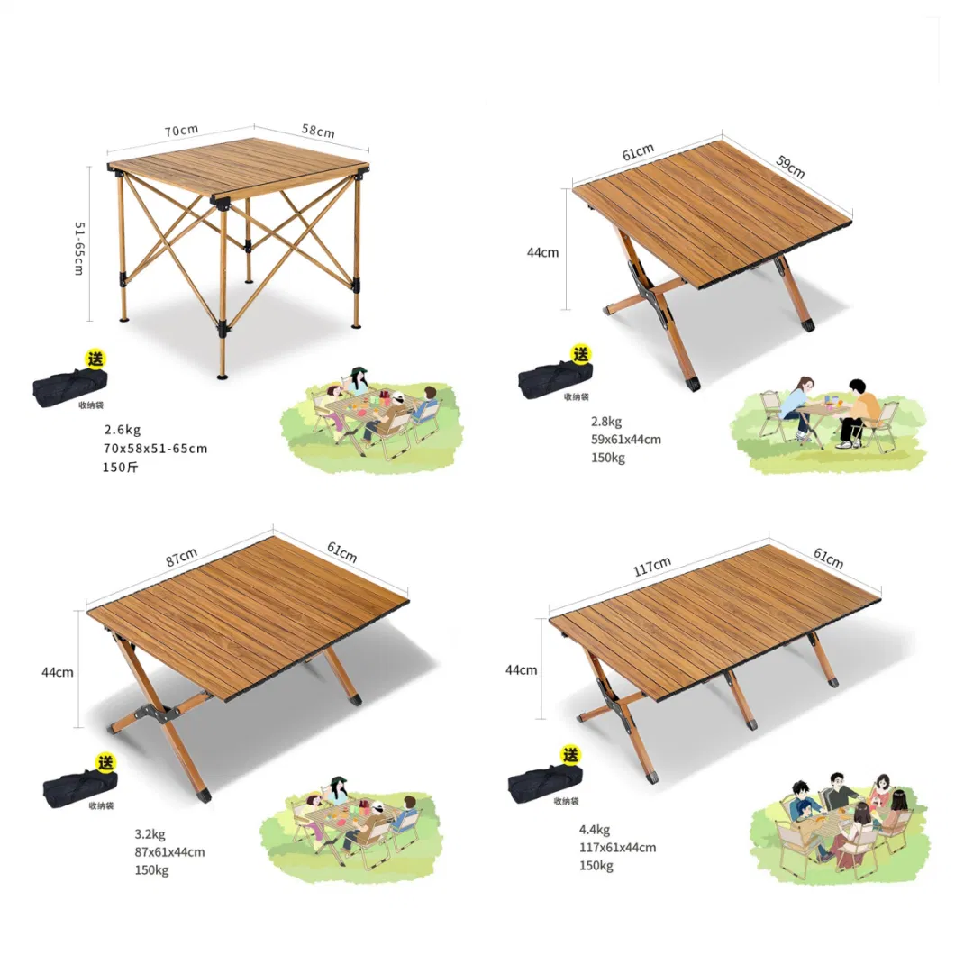 Wholesale Outdoor Furniture Camping Picnic Table Fishing Leisure Portable Gargen Patio Chair Ultra Aluminum Alloy Bench Folding Chairs Tables