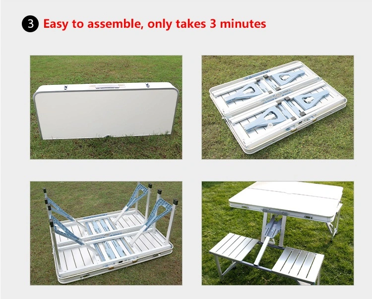 Aluminum Alloy Camping Folding Picnic Table