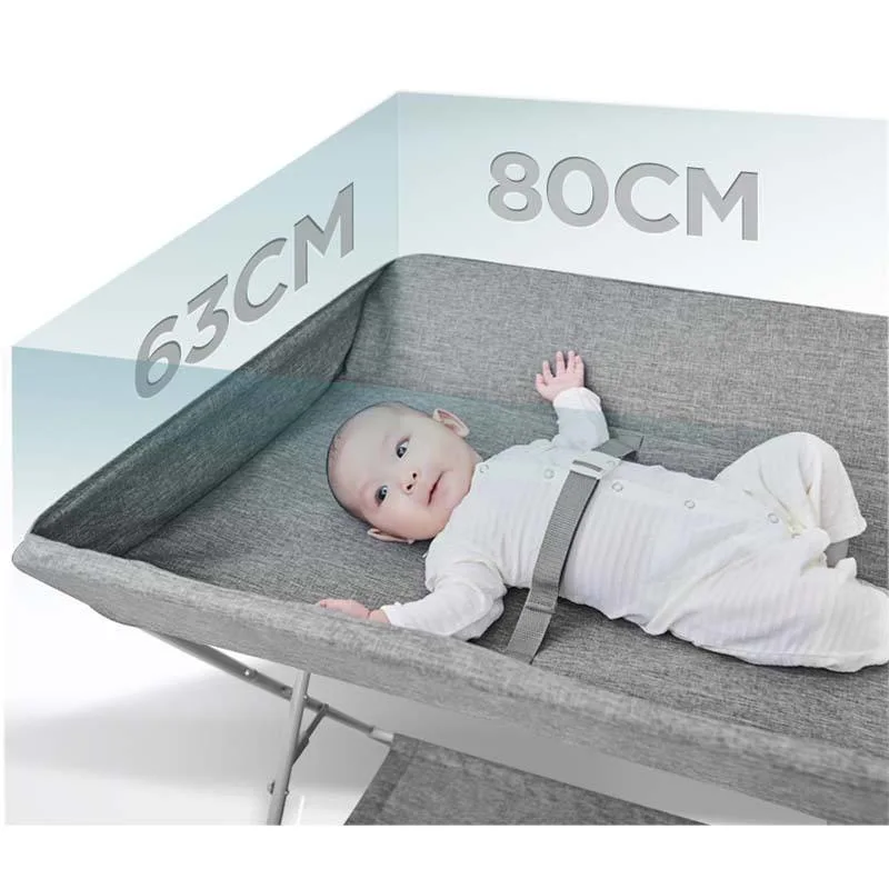 Baby Diaper Changing Table with Storage Portable Folding Diaper Station Infant Nursery Organizer Movable Nursery Pad