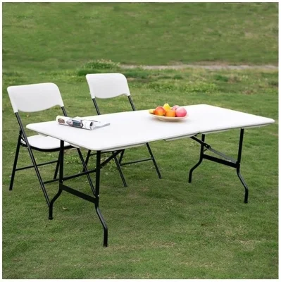 5ft Mesa portátil 5 Mesas plegables de pies 150cm
