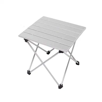 Mesa de camping de aluminio exterior Mesa de camping plegable Mesa lateral