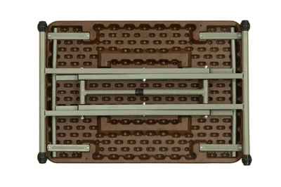 Comercio al por mayor de 4 niveles de altura ajustable portátil plegable plegable de plástico plegable portátil de la tabla de café, té de PVC exterior ajustable pequeña mesa plegable