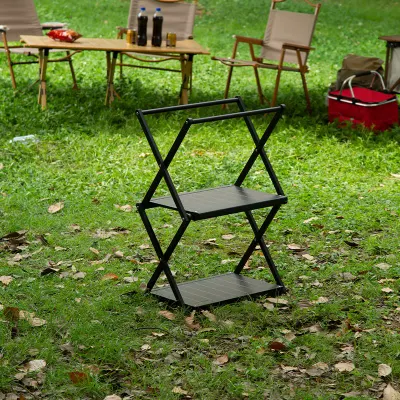 Mesa de camping exterior resistente al agua de aleación de aluminio plegable