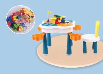 Plegado rectángulo muebles Escritorio Estudio de los niños jugar juegos de mesa y silla