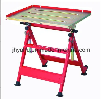  Ajustable en altura de la soldadura de acero inoxidable plegable Tabla de soldadura de Banco Comercial (YH-WB030)