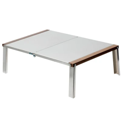  Mesa cuadrada portátil plegable de acero inoxidable para exteriores Ci25312