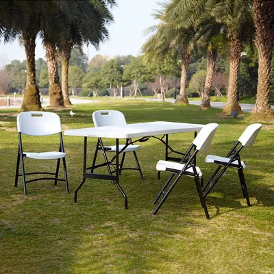 6ft Mesa de plástico 6&prime; Mesa plegable 6 pies