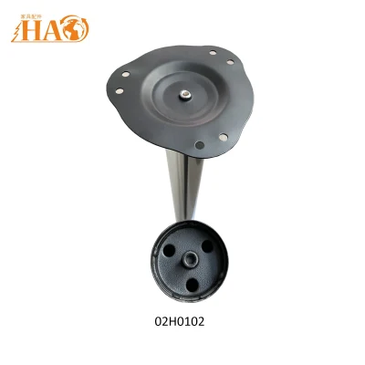 Muebles cromado Metal plegable pata de mesa ajustable