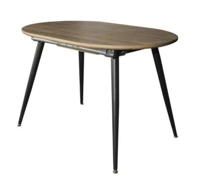 Inicio interiores modernos muebles de madera MDF en el exterior de mármol transferido Comedor Extensible mesa plegable para sala de estar Cocina