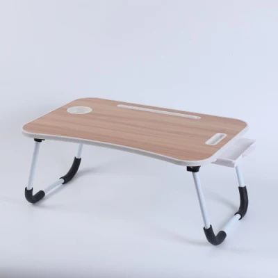 Comercio al por mayor Negro Home Plegable Portátil de madera mostrador con la pierna de metal