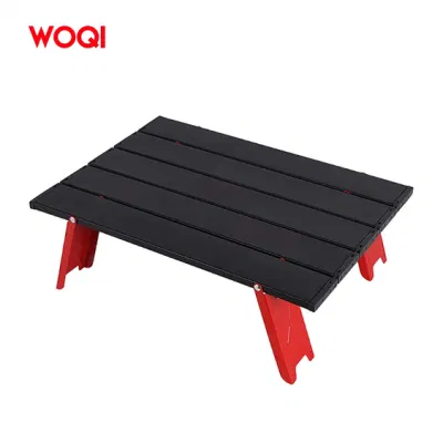  Woqi Mini Mesa lateral de camping al aire libre Mesa plegable