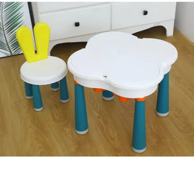 Plegado rectángulo muebles Escritorio Estudio de los niños jugar juegos de mesa y silla