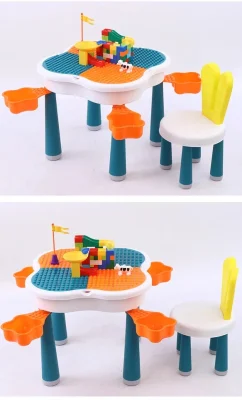 Plegado rectángulo muebles Escritorio Estudio de los niños jugar juegos de mesa y silla