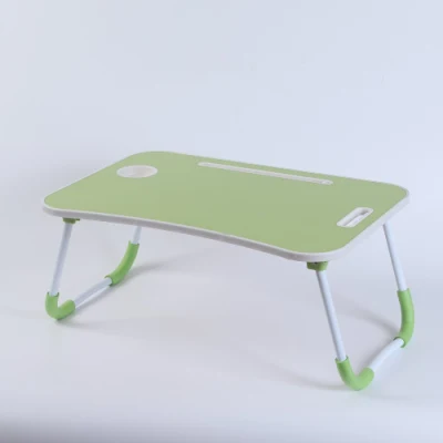 Comercio al por mayor Negro Home Plegable Portátil de madera mostrador con la pierna de metal