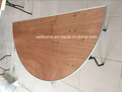  La Media Luna Mesa plegable de madera contrachapada