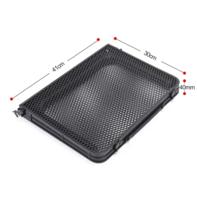 Negro plegable portátil ligero de la tabla de malla de camping