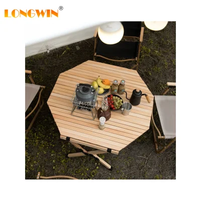 Silla de mesa con Parrilla Parrilla Parrilla portátil Fuego Pit Solar Lámpara plegable para la cena Picnic Camping Mesas al aire libre y. Sillas