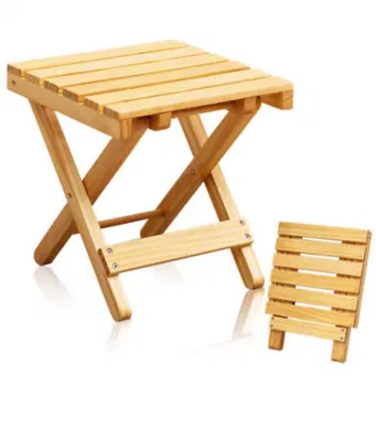  Mayorista de la fábrica de muebles de camping portátil plegable exterior pequeña mesa de madera plegable mesa de picnic