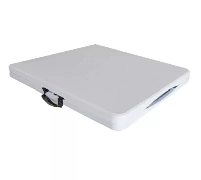 Encimeras de plástico al aire libre identificar la mesa de comedor de 5 pies de Cocina Mesa plegable para banquetes, fiestas, picnics, barbacoas y camping