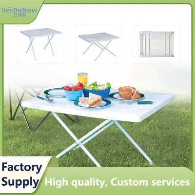  Mesa de picnic pequeña plegable de plástico
