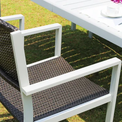 3 PCS Juego de Muebles de Patio al Aire Libre con Mesa de Café para Patio y Bistró