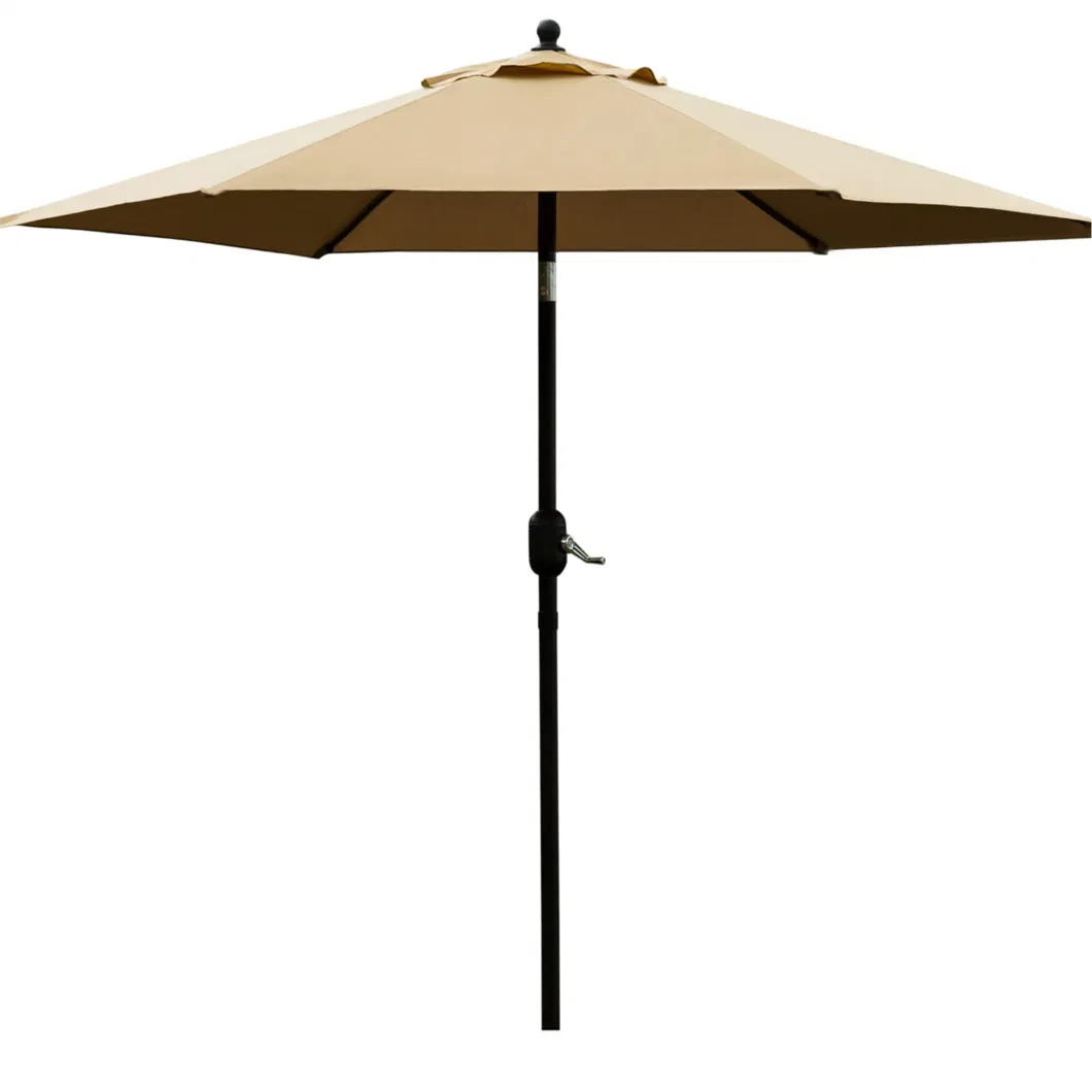 New Design Push Button Tilt Crank Outdoor Table Market Patio Umbrella