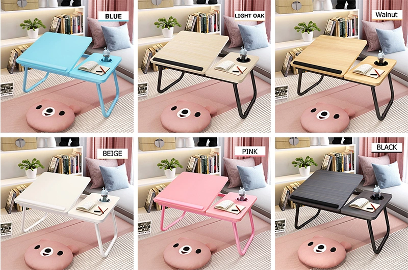 Modern New Design Children Furniture Set Computer Laptop Portable Folding Desk Table for Home Bedroom