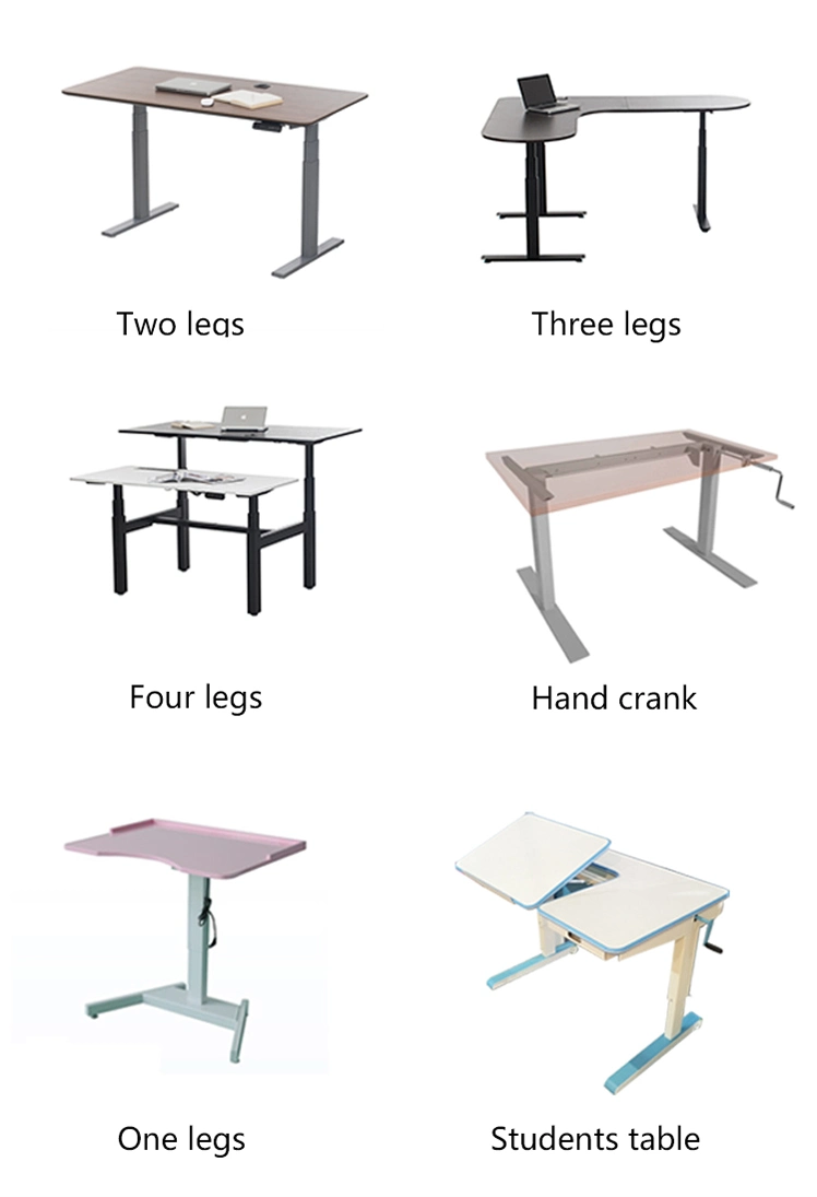 OEM Adjustable Height Folding Patient Overbed Dining Table with Wooden Firm and Stable Base