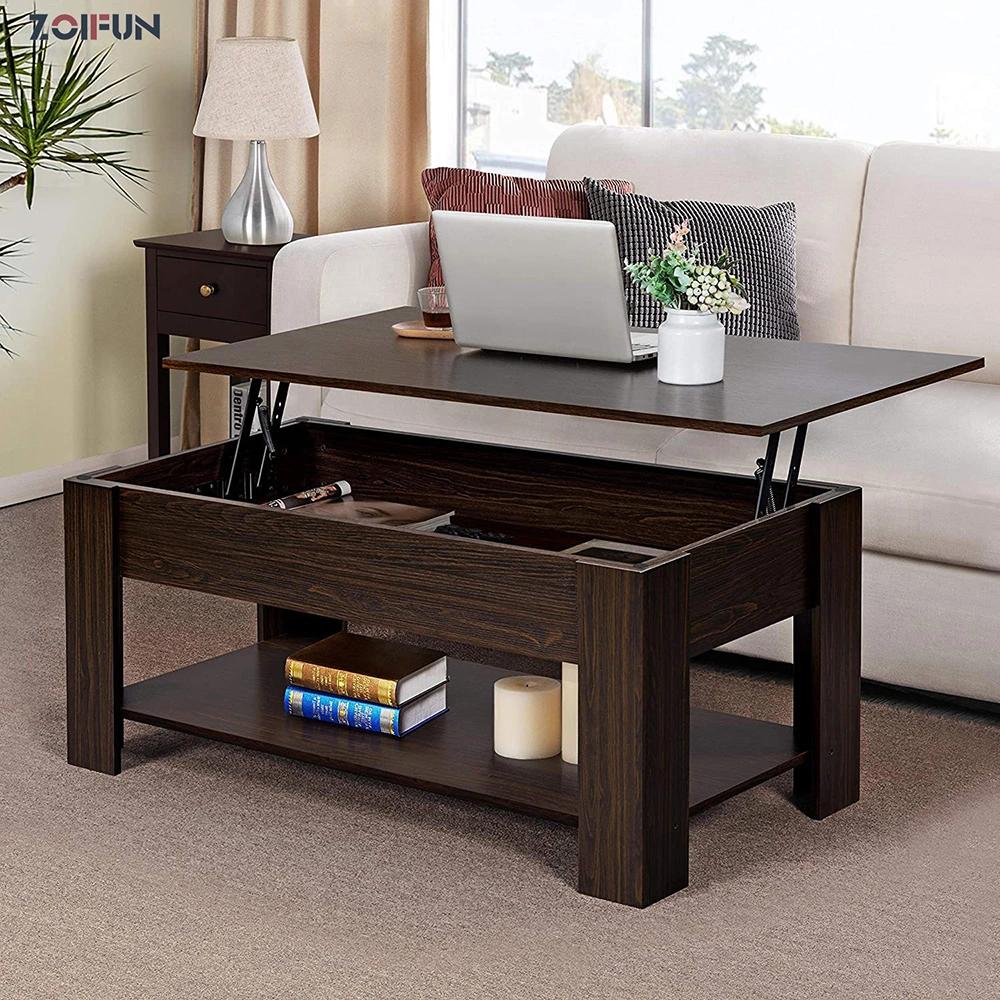 Newest Modern Simple Style Coffee Table Folding Lift Coffee Table Tea Table