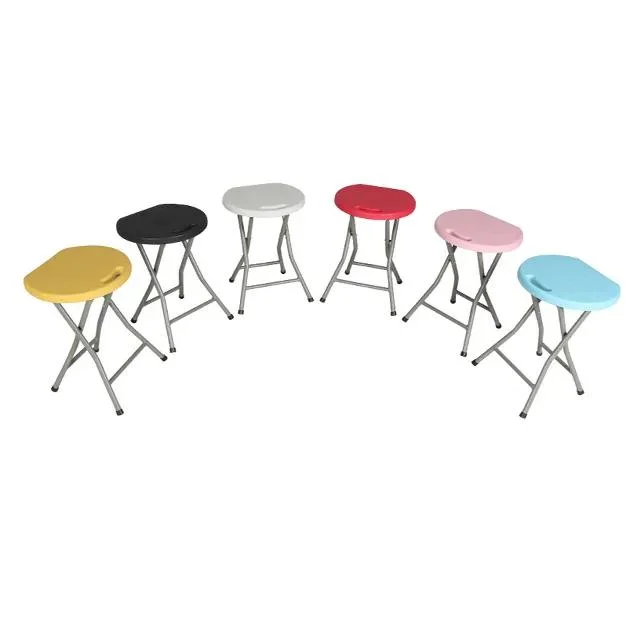 Round Folding Tables for Restaurant 10 Seater Folded Dining Plastic Table Fan Back Chair