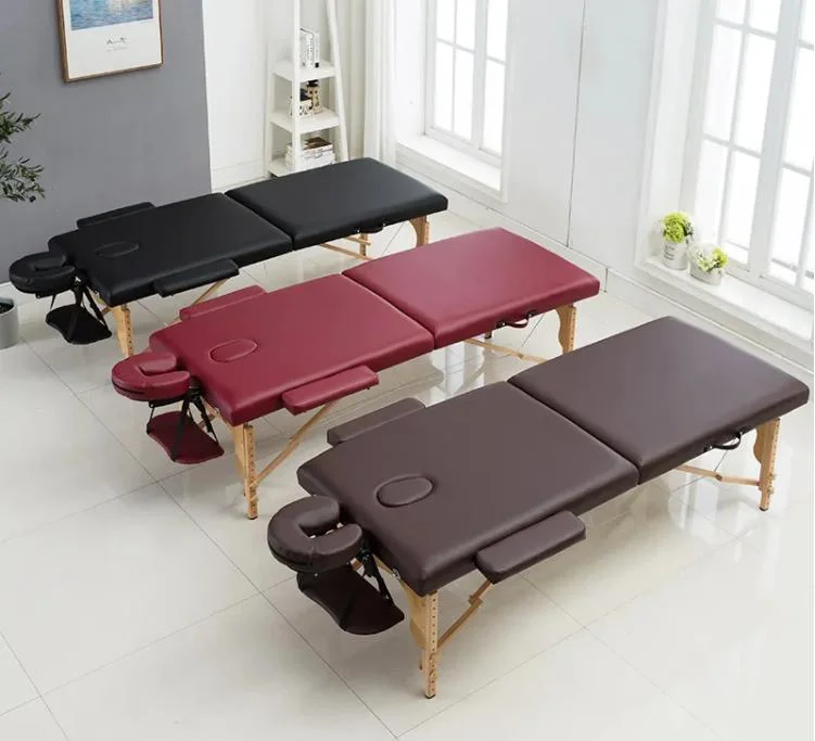 Heavy Duty Height Adjustable Folding Massage Bed Tattoo Table for Therapy