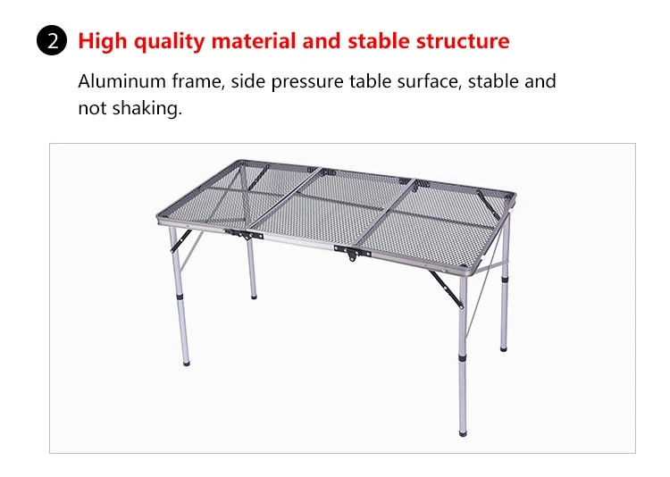 Camping Outdoor Folding Barbecue Grill Table