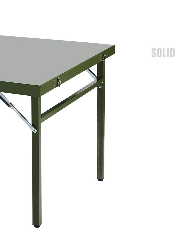 Outdoor Folding Table with Chair for Army Style