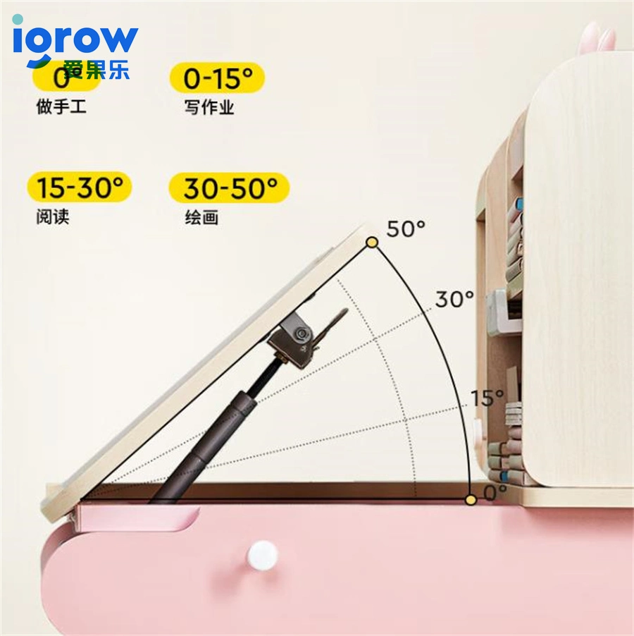 Igrow 2023 New Product Ergonomic Adjustable Table and Chair Set for Children