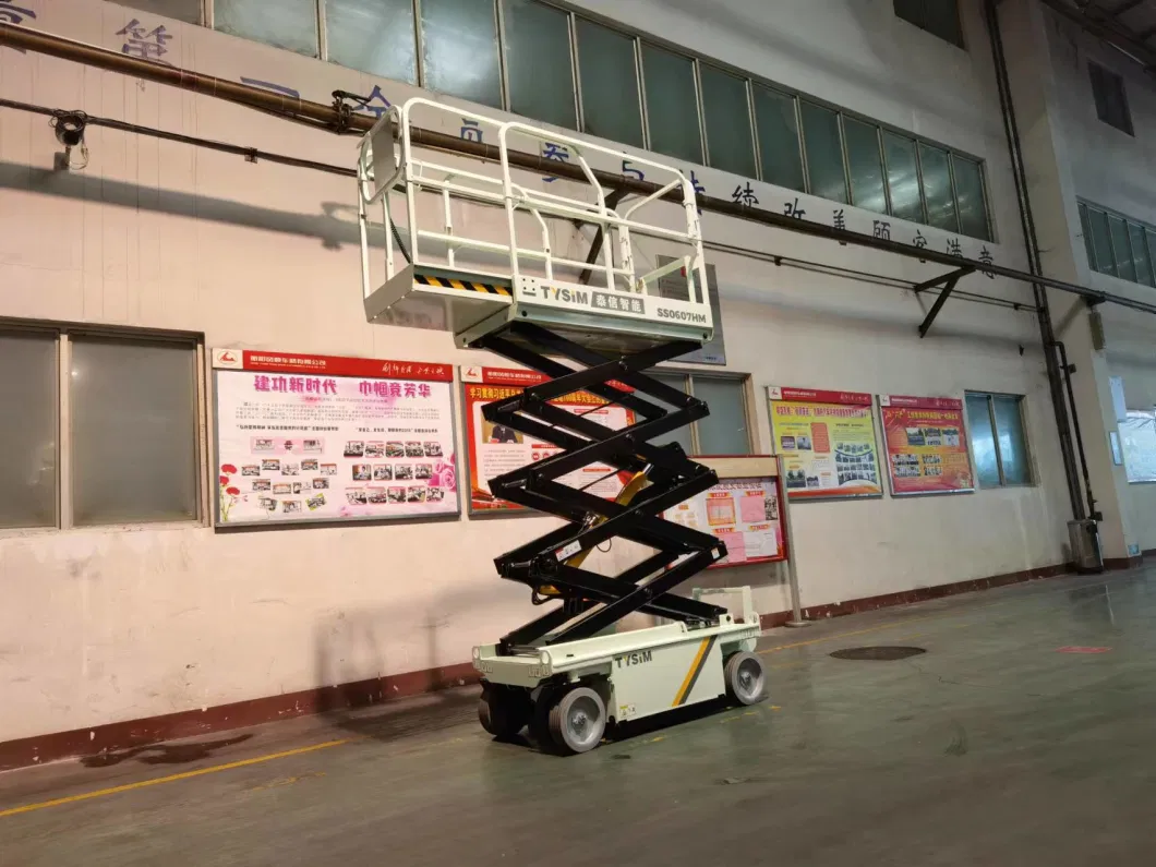 High-Altitude Operation Multifunctional Folding Mechanism Electric Standing Hydraulic Scissor Lifting Table