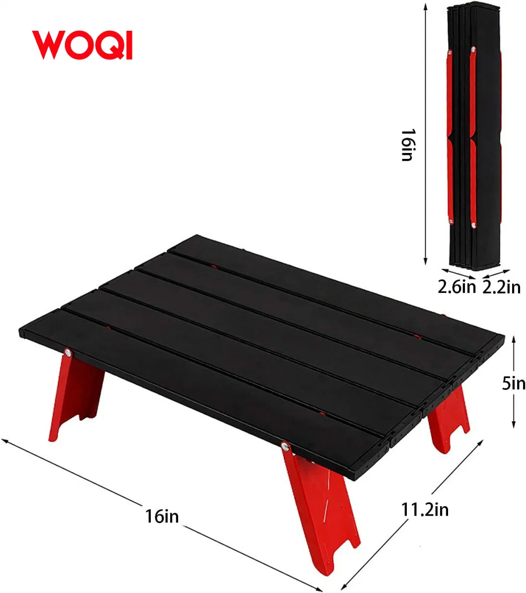 Woqi Mini Camping Side Table Outdoor Camping Folding Table