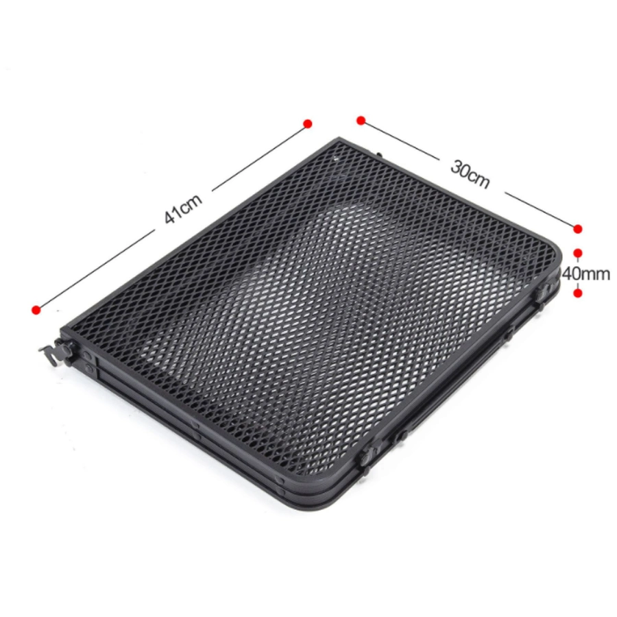 Folding Black Lightweight Portable Camping Mesh Table